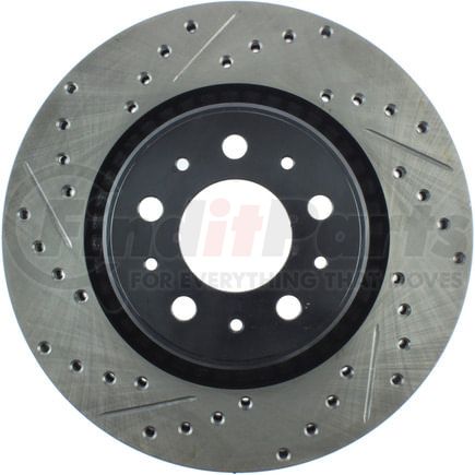 127.39023CR by STOPTECH - StopTech Sport Cryo Drilled & Slotted Brake Rotor; Front Right