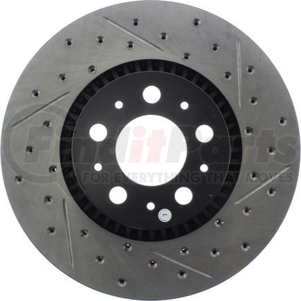 127.39026L by STOPTECH - StopTech Sport Drilled & Slotted Brake Rotor; Front Left