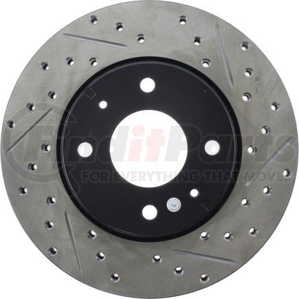 127.39027L by STOPTECH - StopTech Sport Drilled & Slotted Brake Rotor; Front Left