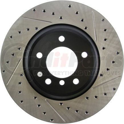 127.34093L by STOPTECH - StopTech Sport Drilled & Slotted Brake Rotor; Front Left