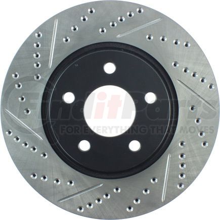 127.62078CR by STOPTECH - StopTech Sport Cryo Drilled & Slotted Brake Rotor; Front Right