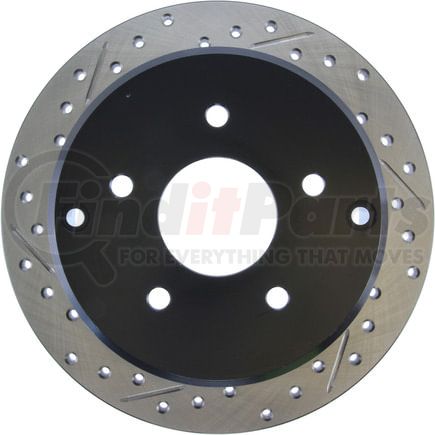 127.62080CR by STOPTECH - StopTech Sport Cryo Drilled & Slotted Brake Rotor; Rear Right