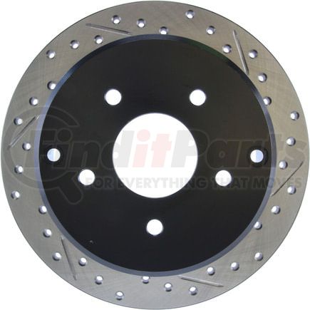 127.62080L by STOPTECH - StopTech Sport Drilled & Slotted Brake Rotor; Rear Left