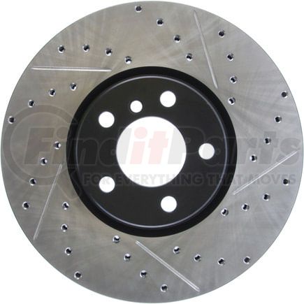 127.34096L by STOPTECH - StopTech Sport Drilled & Slotted Brake Rotor; Front Left