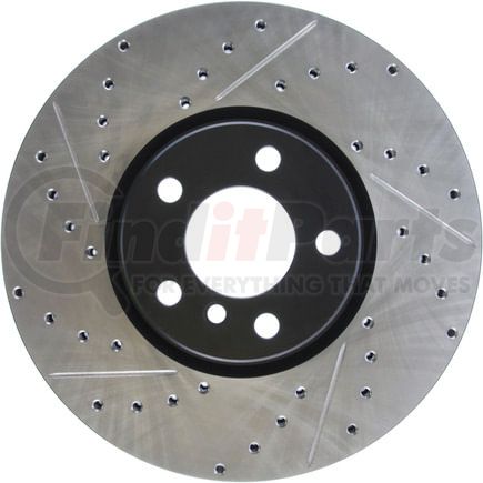 127.34096R by STOPTECH - StopTech Sport Drilled & Slotted Brake Rotor; Front Right