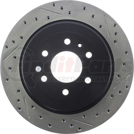 127.62083L by STOPTECH - StopTech Sport Drilled & Slotted Brake Rotor; Rear Left