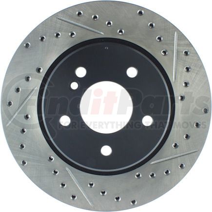 127.34097L by STOPTECH - StopTech Sport Drilled & Slotted Brake Rotor; Rear Left
