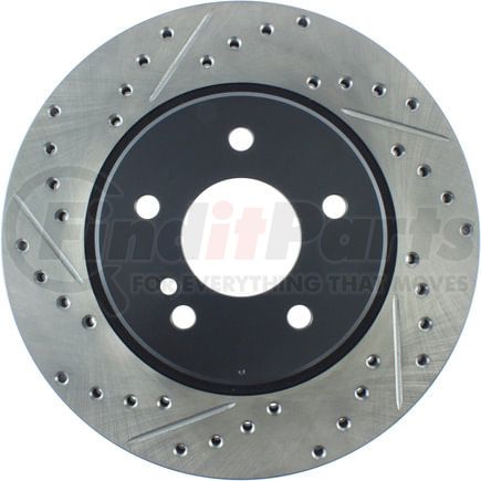127.34097R by STOPTECH - StopTech Sport Drilled & Slotted Brake Rotor; Rear Right