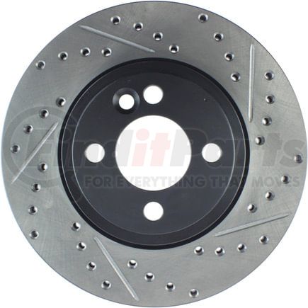 127.34100CL by STOPTECH - StopTech Sport Cryo Drilled & Slotted Brake Rotor; Front Left
