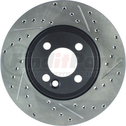 127.34101CL by STOPTECH - StopTech Sport Cryo Drilled & Slotted Brake Rotor; Front Left