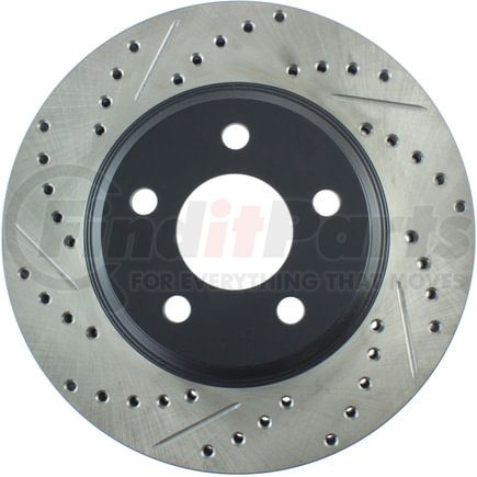 StopTech 127.62087R Disc Brake Rotor StopTech Sport Drilled & Slotted Brake Rotor; Front Right