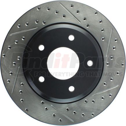 127.62089L by STOPTECH - StopTech Sport Drilled & Slotted Brake Rotor; Front Left