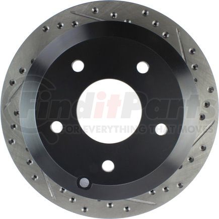 127.62090L by STOPTECH - StopTech Sport Drilled & Slotted Brake Rotor; Rear Left