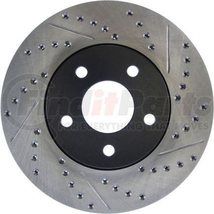 127.62095L by STOPTECH - StopTech Sport Drilled & Slotted Brake Rotor; Front Left
