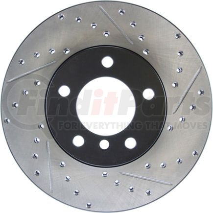127.34108L by STOPTECH - StopTech Sport Drilled & Slotted Brake Rotor; Front Left