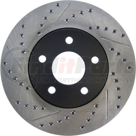127.62095R by STOPTECH - StopTech Sport Drilled & Slotted Brake Rotor; Front Right