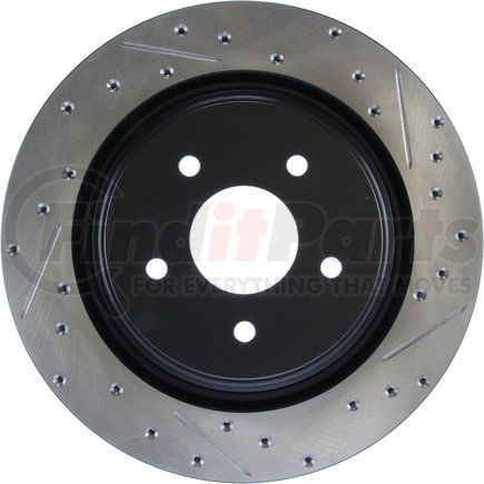 127.62096L by STOPTECH - StopTech Sport Drilled & Slotted Brake Rotor; Rear Left