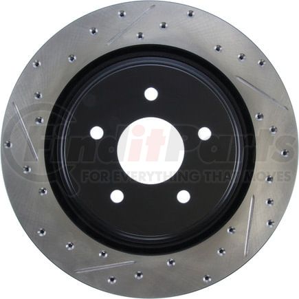 127.62096R by STOPTECH - StopTech Sport Drilled & Slotted Brake Rotor; Rear Right
