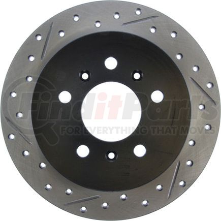 127.62097CR by STOPTECH - StopTech Sport Cryo Drilled & Slotted Brake Rotor; Rear Right