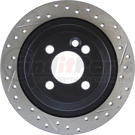 127.34113L by STOPTECH - StopTech Sport Drilled & Slotted Brake Rotor; Rear Left