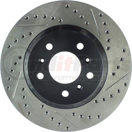 127.62098L by STOPTECH - StopTech Sport Drilled & Slotted Brake Rotor; Front Left