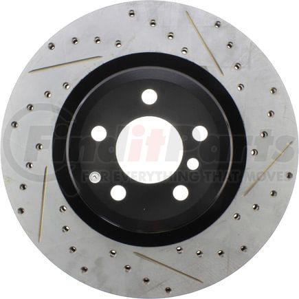 127.34117L by STOPTECH - StopTech Sport Drilled & Slotted Brake Rotor; Rear Left