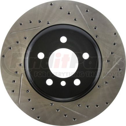 127.34124L by STOPTECH - StopTech Sport Drilled & Slotted Brake Rotor; Front Left