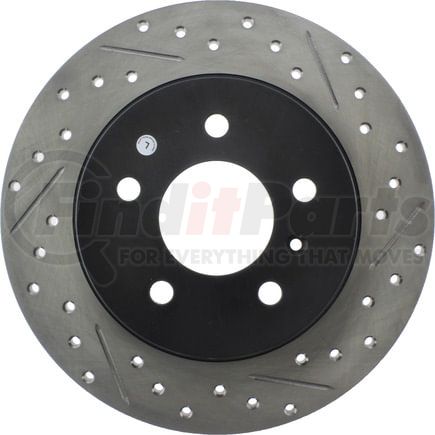 StopTech 127.62101L Disc Brake Rotor StopTech Sport Drilled & Slotted Brake Rotor; Rear Left
