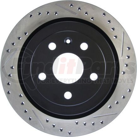 127.62105CL by STOPTECH - StopTech Sport Cryo Drilled & Slotted Brake Rotor; Rear Left