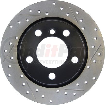 127.34137L by STOPTECH - StopTech Sport Drilled & Slotted Brake Rotor; Rear Left