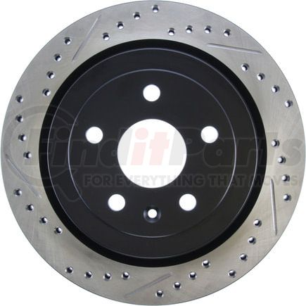 127.62105CR by STOPTECH - StopTech Sport Cryo Drilled & Slotted Brake Rotor; Rear Right
