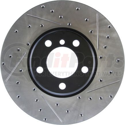 127.34140L by STOPTECH - StopTech Sport Drilled & Slotted Brake Rotor; Front Left