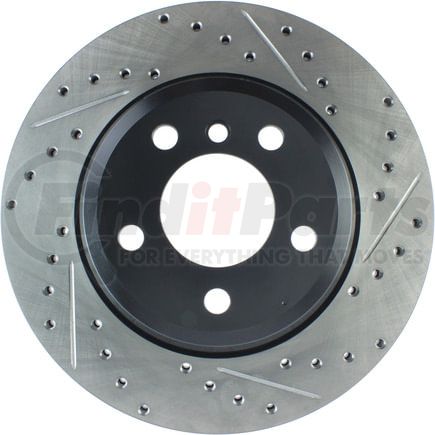 127.34141L by STOPTECH - StopTech Sport Drilled & Slotted Brake Rotor; Rear Left