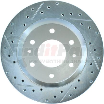 227.66051R by STOPTECH - StopTech Select Sport Drilled and Slotted Brake Rotor; Front Right