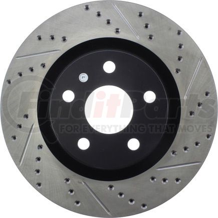 127.62114L by STOPTECH - StopTech Sport Drilled & Slotted Brake Rotor; Front Left