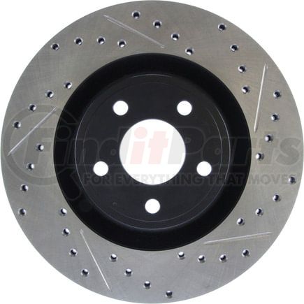 127.62116L by STOPTECH - StopTech Sport Drilled & Slotted Brake Rotor; Front Left