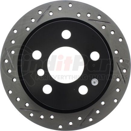 127.34159R by STOPTECH - StopTech Sport Drilled & Slotted Brake Rotor; Rear Right