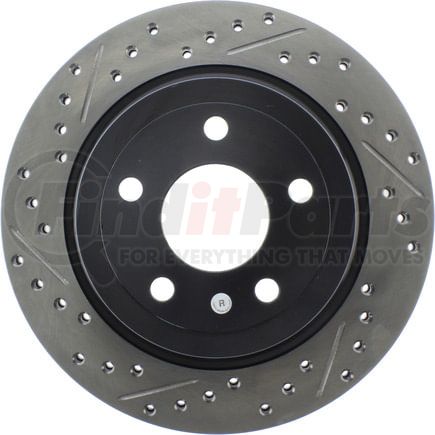 127.62117R by STOPTECH - StopTech Sport Drilled & Slotted Brake Rotor; Rear Right