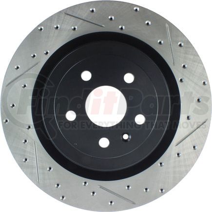 StopTech 127.62119L Disc Brake Rotor StopTech Sport Drilled & Slotted Brake Rotor; Rear Left