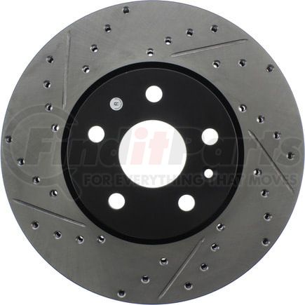 StopTech 127.62120R Disc Brake Rotor StopTech Sport Drilled & Slotted Brake Rotor; Front Right
