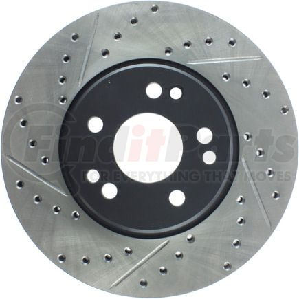 127.35019CR by STOPTECH - Sport Cryo Drilled & Slotted Brake Rotor, Front Right