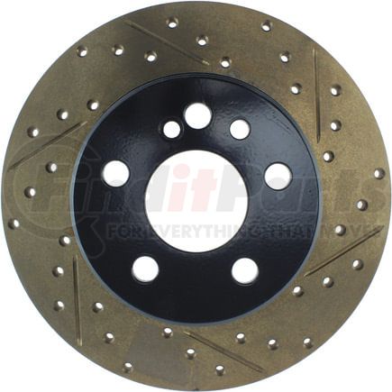 127.35022L by STOPTECH - StopTech Sport Drilled & Slotted Brake Rotor; Rear Left