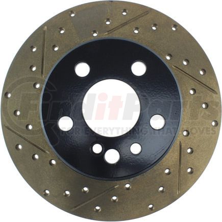 127.35022R by STOPTECH - StopTech Sport Drilled & Slotted Brake Rotor; Rear Right