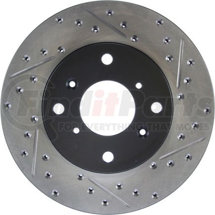 127.40039L by STOPTECH - StopTech Sport Drilled & Slotted Brake Rotor; Front Left