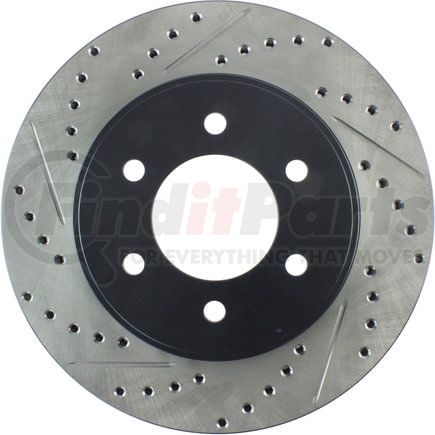 127.65100CR by STOPTECH - StopTech Sport Cryo Drilled & Slotted Brake Rotor; Front Right