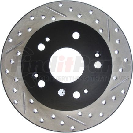 127.40040L by STOPTECH - StopTech Sport Drilled & Slotted Brake Rotor; Rear Left
