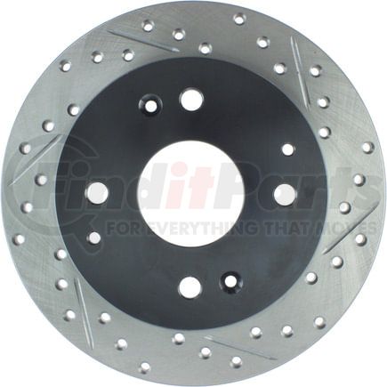 StopTech 127.40041L Disc Brake Rotor StopTech Sport Drilled & Slotted Brake Rotor; Rear Left