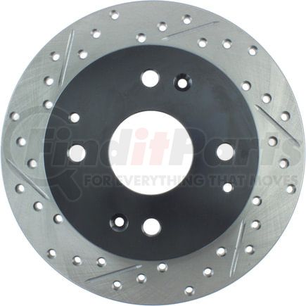 127.40041R by STOPTECH - StopTech Sport Drilled & Slotted Brake Rotor; Rear Right
