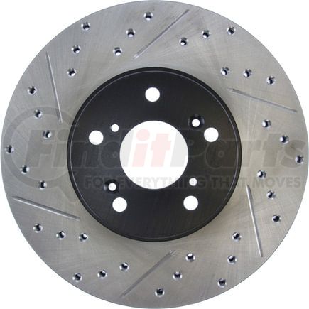 127.40046R by STOPTECH - StopTech Sport Drilled & Slotted Brake Rotor; Front Right