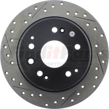 127.40047R by STOPTECH - StopTech Sport Drilled & Slotted Brake Rotor; Rear Right
